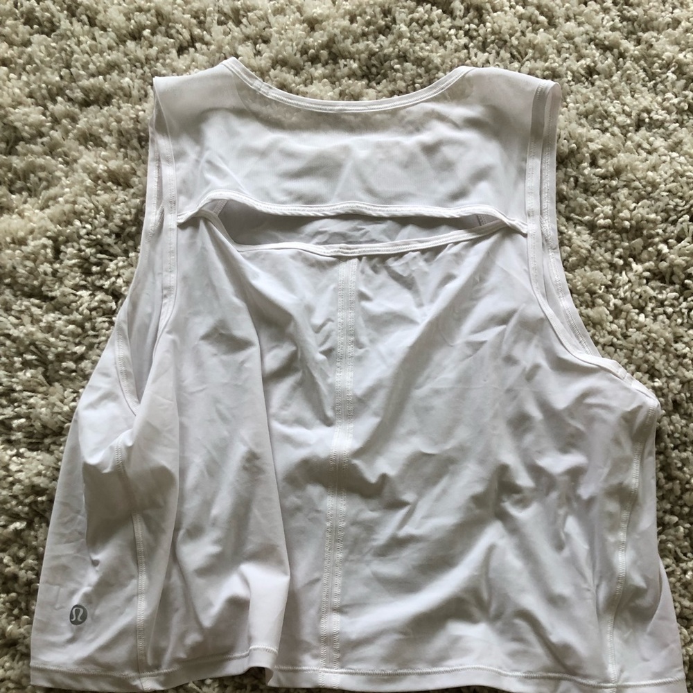 Lululemon sculpt tank cropped